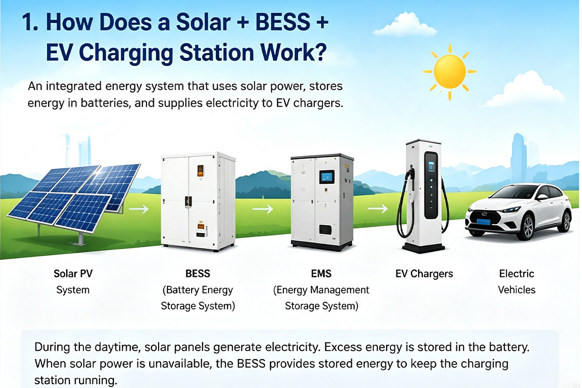 Solar + BESS + EV Charging Station: Complete Guide for Off-Grid ...