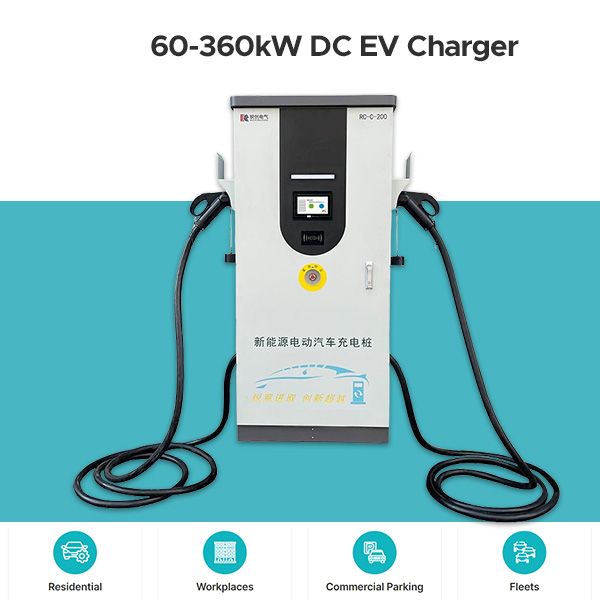 360KW DC fast EV charging station