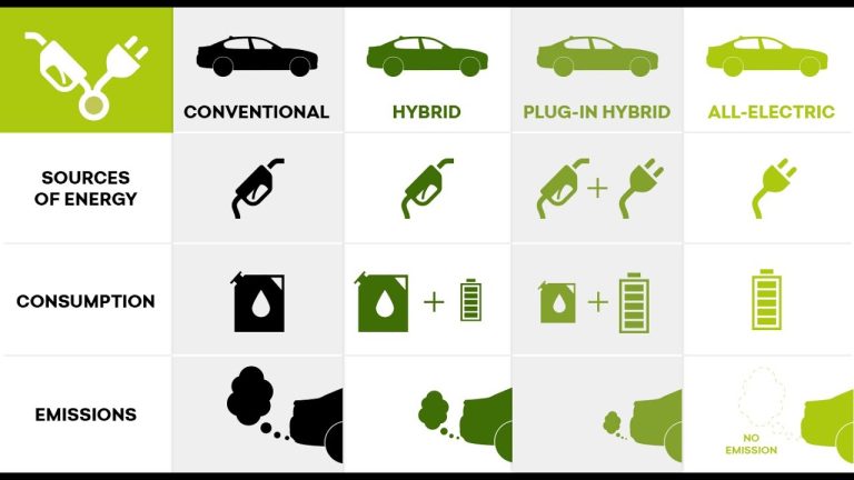 Types of electric vehicle